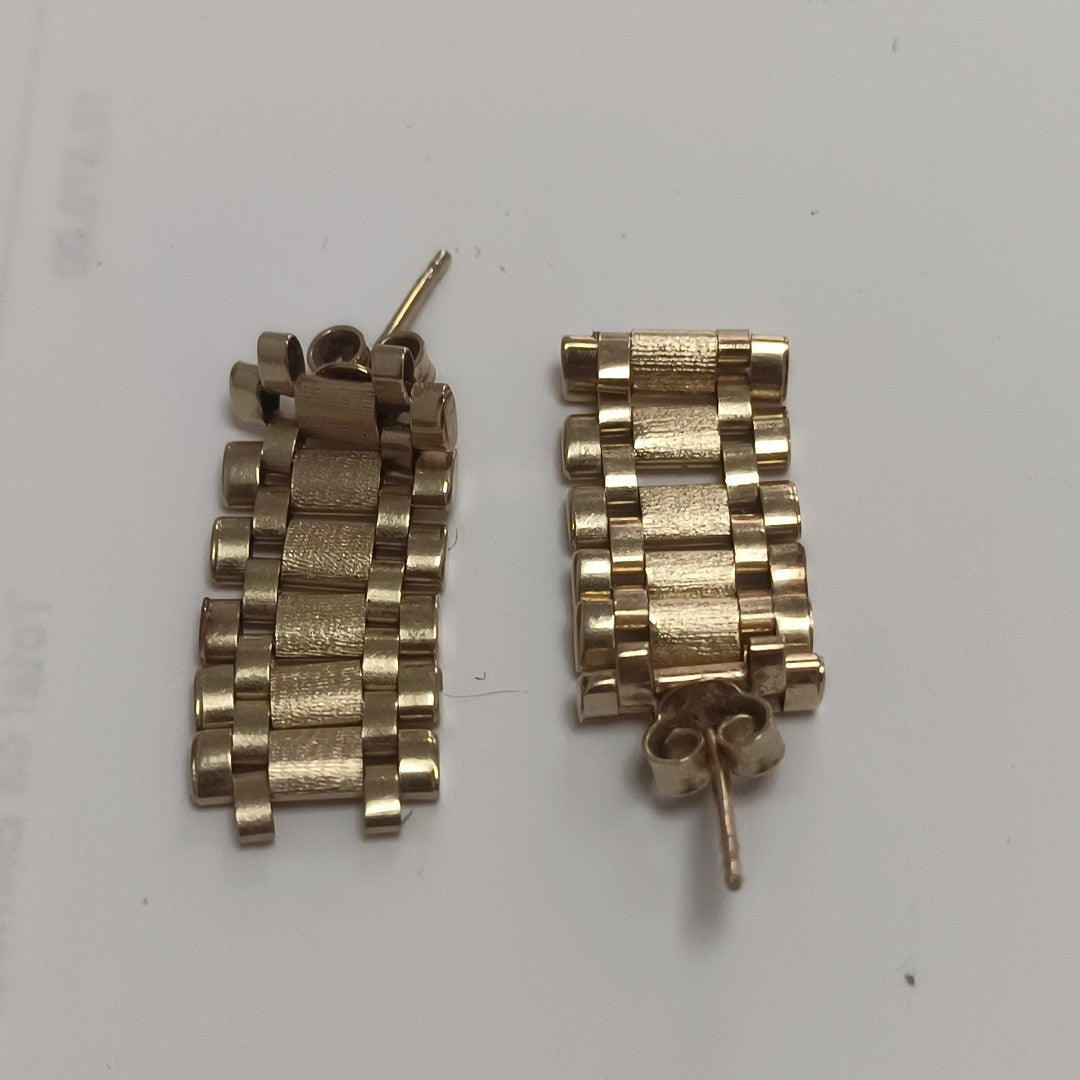 ARETES PAR ORO 14 K 3.7 GRMS (SEMINUEVO)