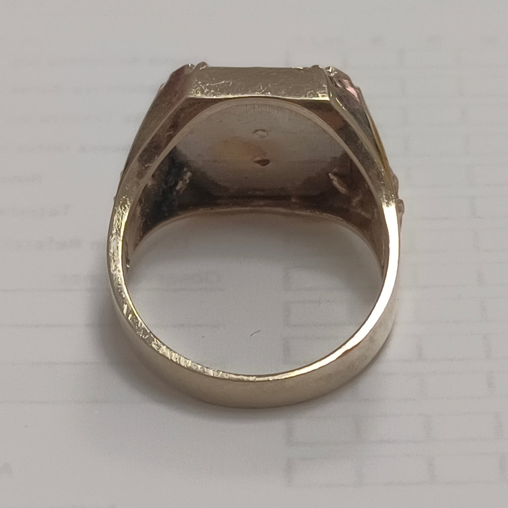 ANILLO ORO 10 K 10.7 GRMS (SEMINUEVO)