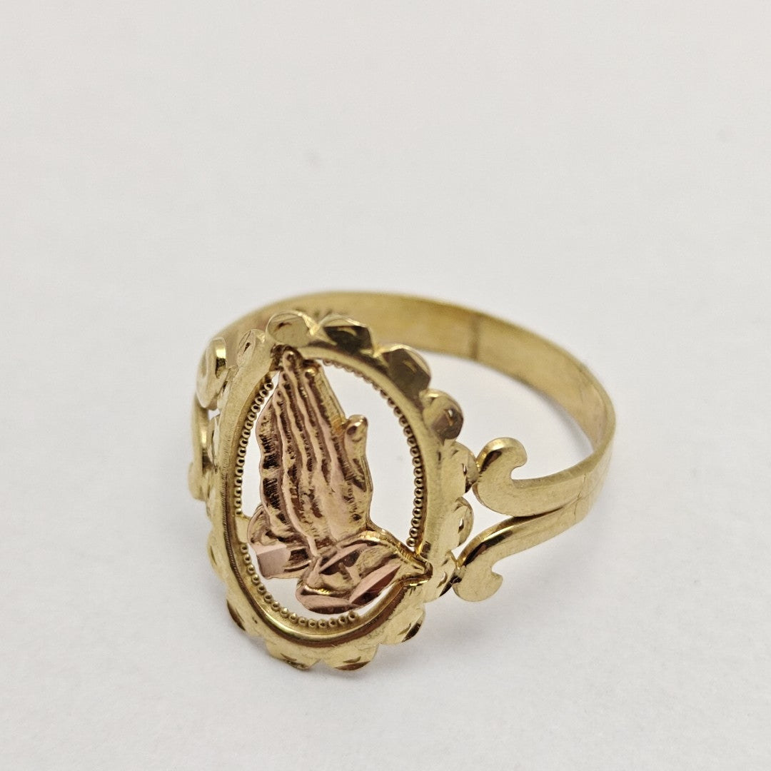 ANILLITO ORO COMBINADO 14 K 2,10 GRMS (SEMINUEVO)