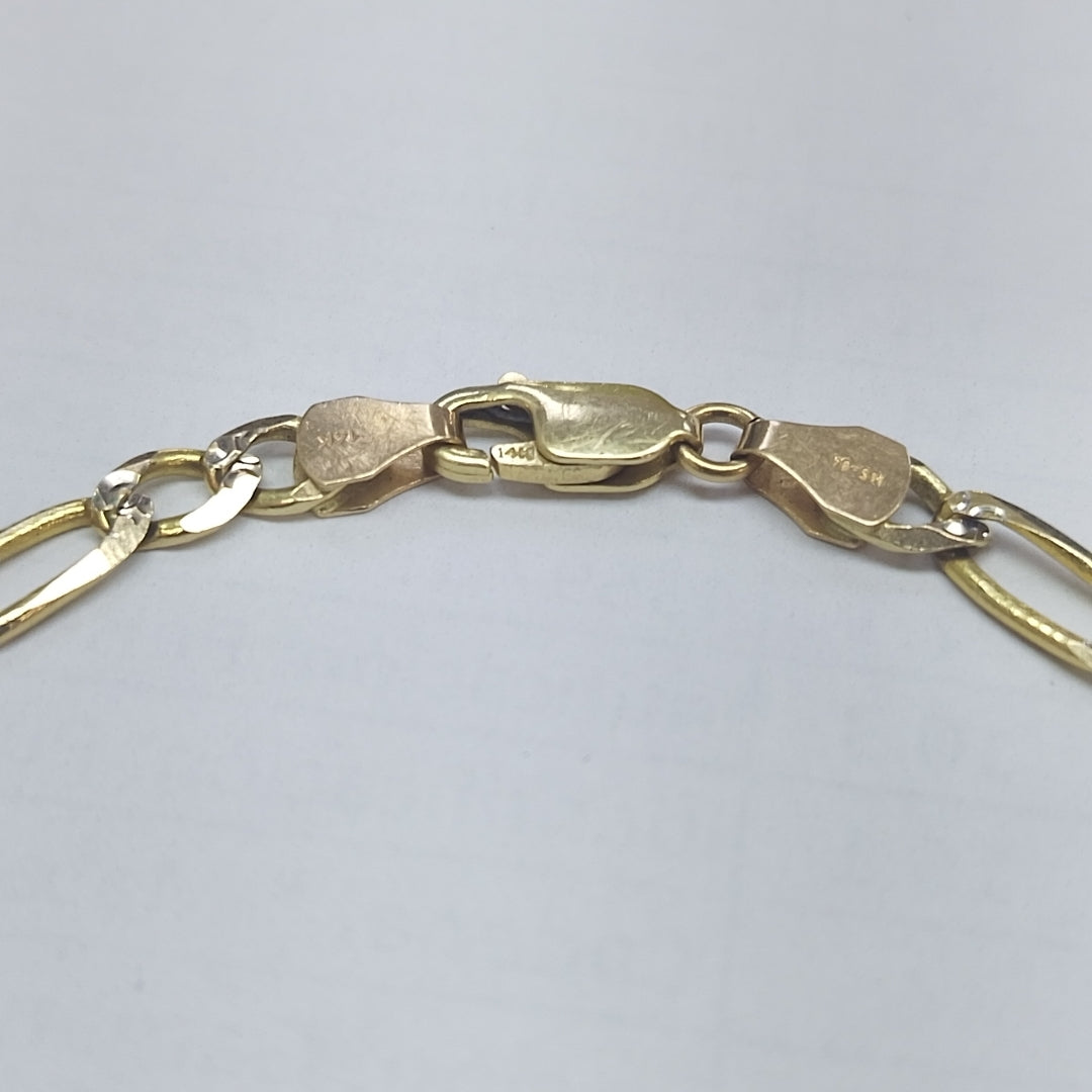 PULSERA ORO 14 K 6.9 GRMS (SEMINUEVO)