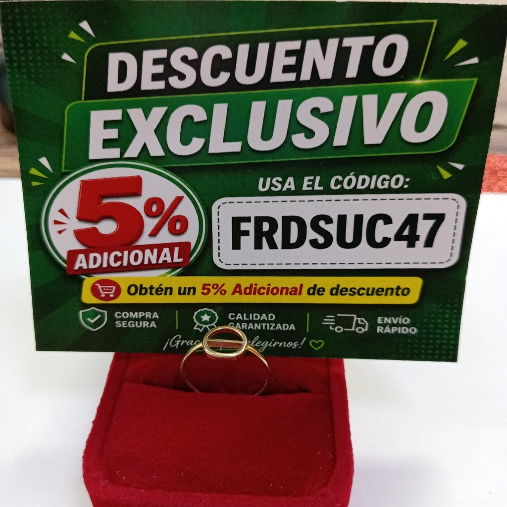 ANILLITO ORO 14 K 1 GRMS (SEMINUEVO)