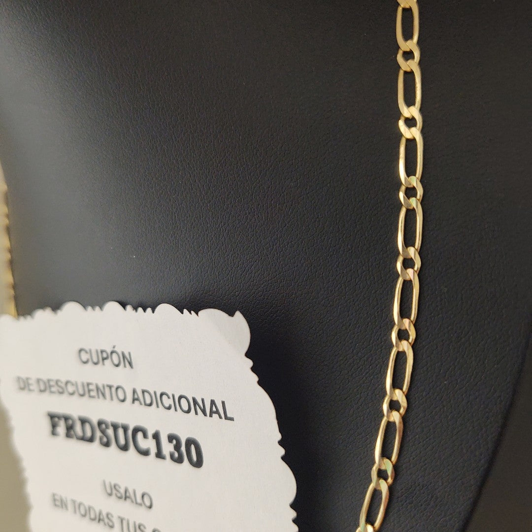 CADENAS 1X1 ORO 14K 55 CM 7.4 GR (NUEVO)
