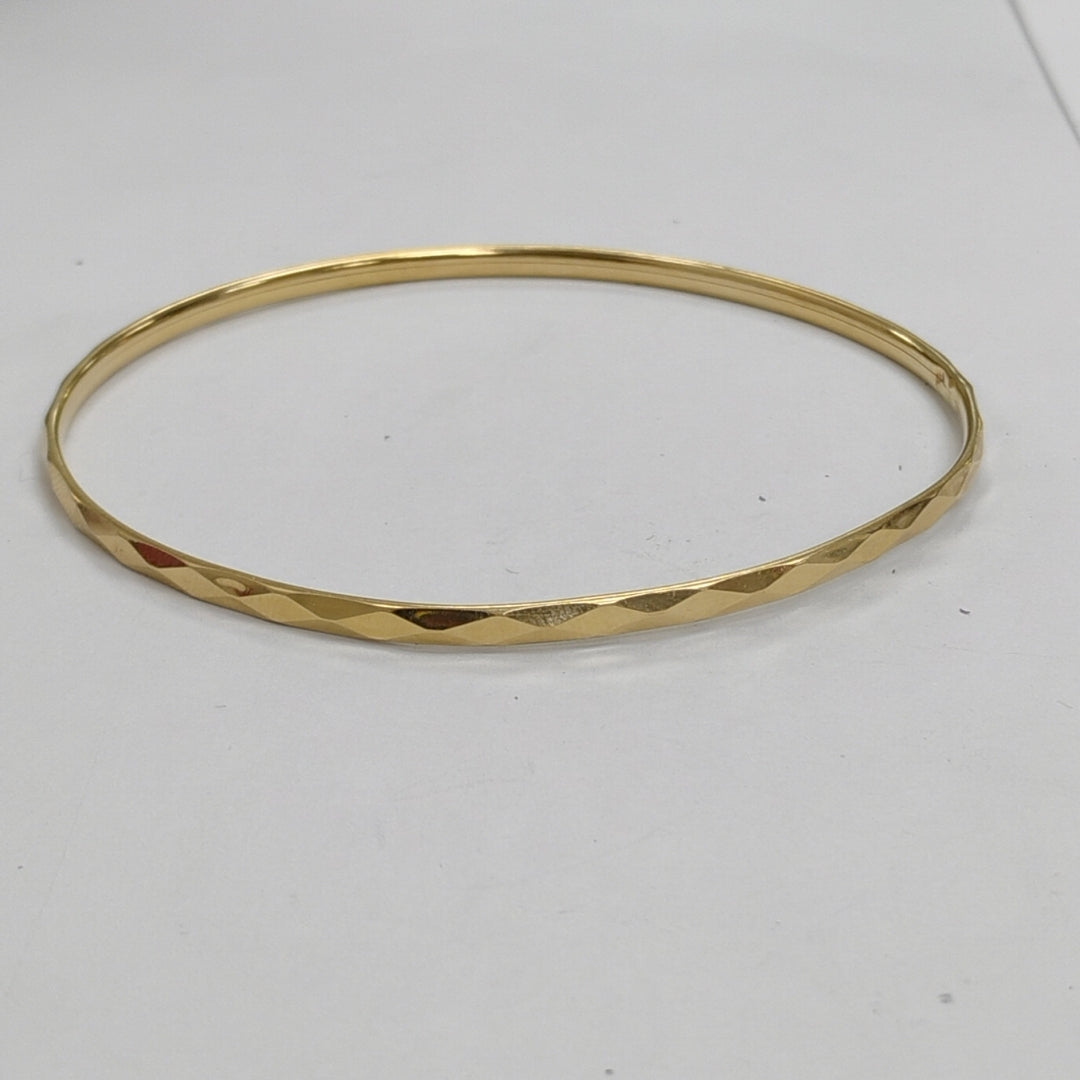 PULSERA RIGIDA ORO 14 K 4.8 GRMS (SEMINUEVO)