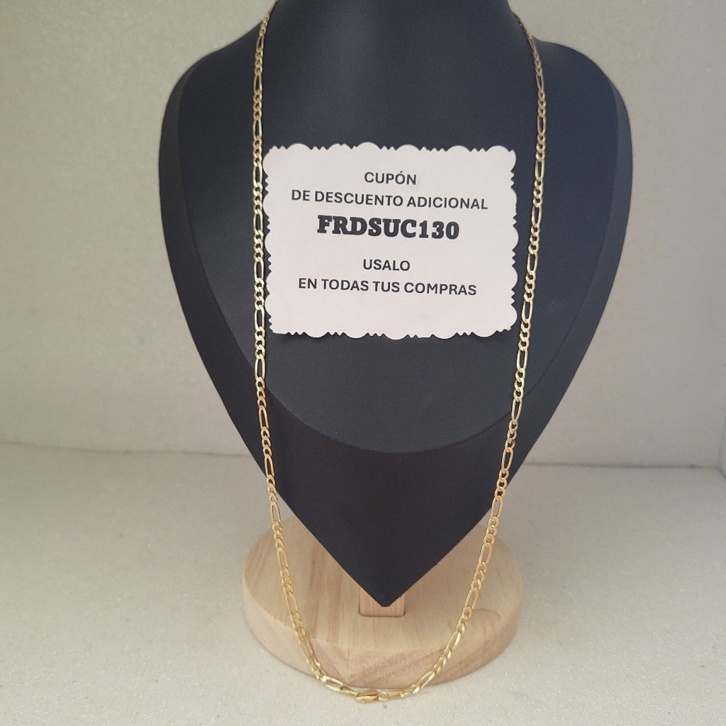 CADENAS 3X1 ORO 14K 60 CM 8.9 GR (NUEVO)