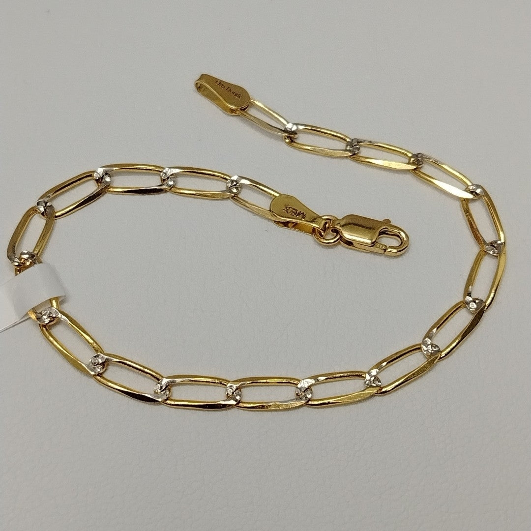 PULSERA TEJIDO ESLABONES 3.9G 18 CM (NUEVO)