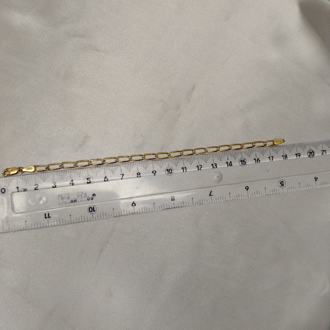 PULSERA TEJIDO ESLABONES 3.9G 18 CM (NUEVO)