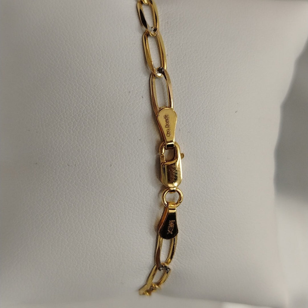 PULSERA TEJIDO ESLABONES 4G 18 CM (NUEVO)