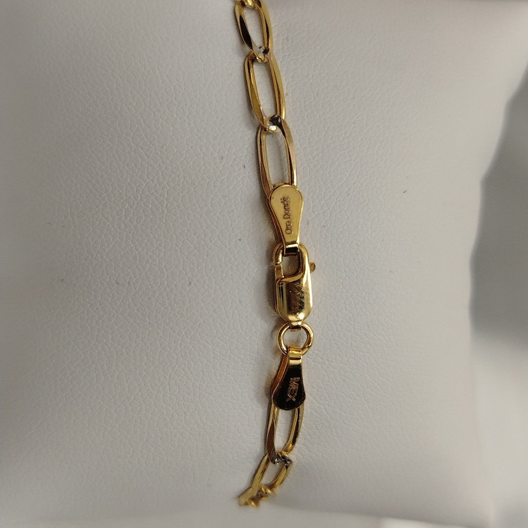 PULSERA TEJIDO ESLABONES 4G 18 CM (NUEVO)