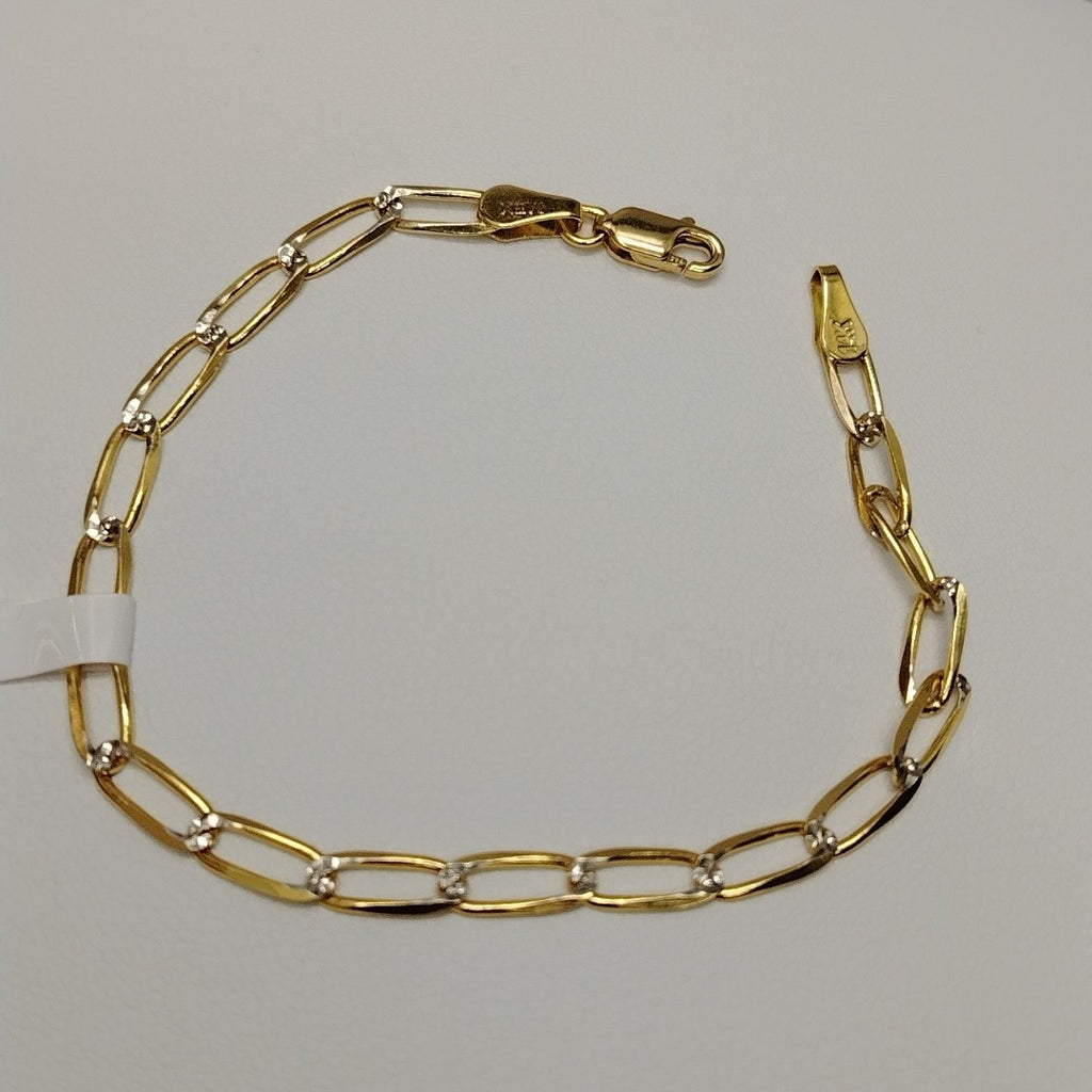 PULSERA TEJIDO ESLABONES 4G 18 CM (NUEVO)