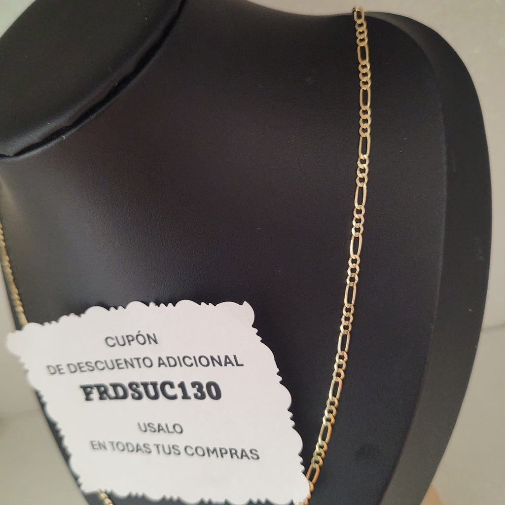 CADENAS 3X1 ORO 14K 55 CM 5.2 GR (NUEVO)