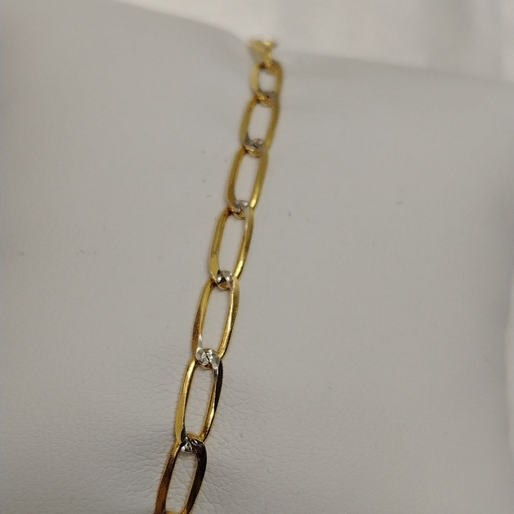 PULSERA TEJIDO ESLABONES 4G 18 CM (NUEVO)