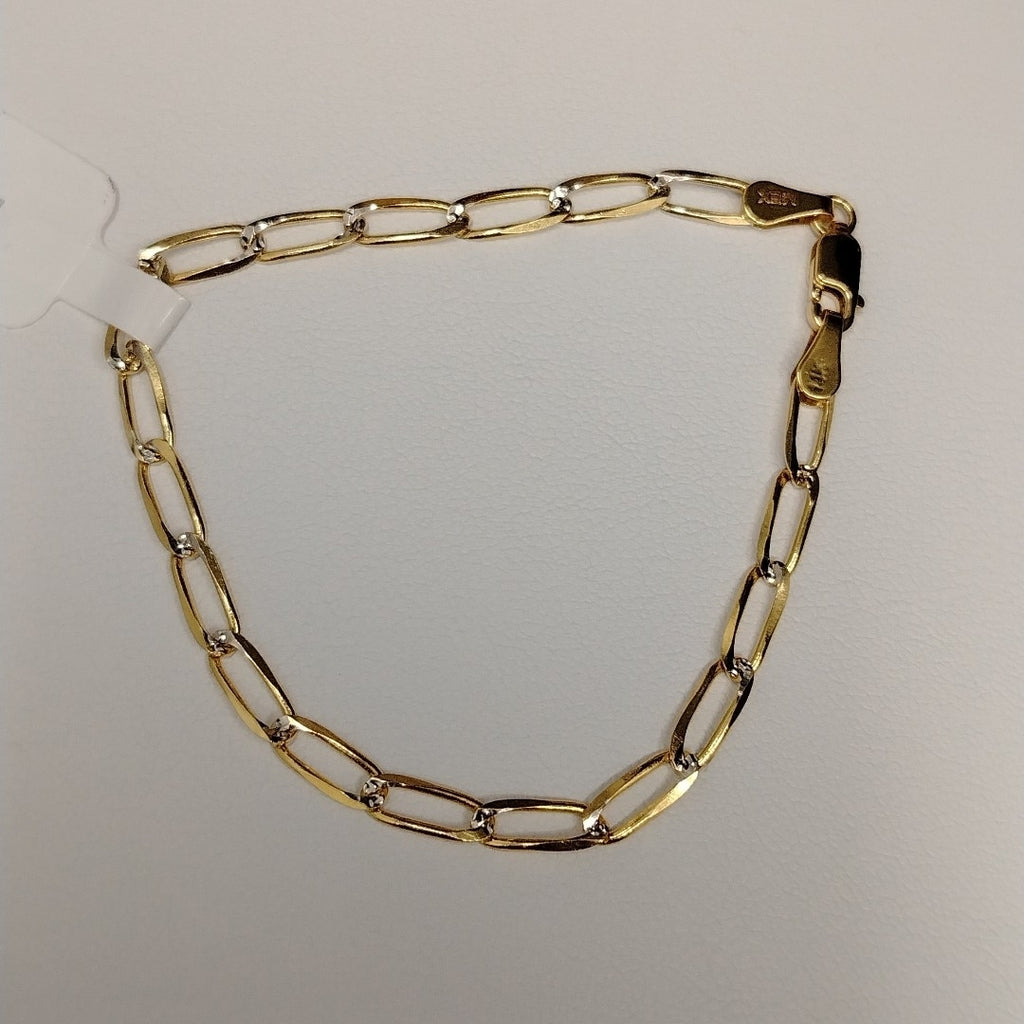 PULSERA TEJIDO ESLABONES 3.9G 18 CM (NUEVO)