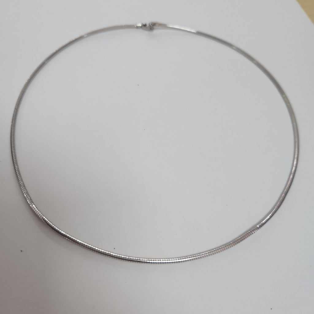 GARGANTILLA ORO BLANCO 14 K 7.3 GRMS (SEMINUEVO)