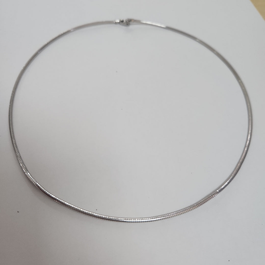 GARGANTILLA ORO BLANCO 14 K 7.3 GRMS (SEMINUEVO)