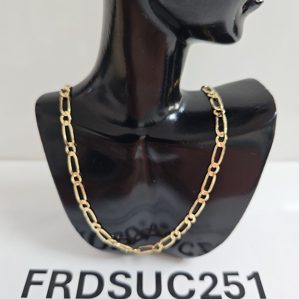 CADENAS 1X1 ORO 14K 55 CM 7.5 GR (NUEVO)