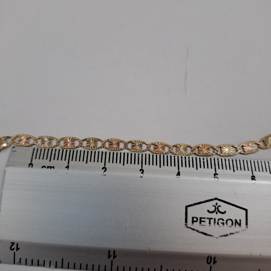 CADENAS TEJIDO GUCHI ORO 10K 55 CM 6.8 GR (NUEVO)
