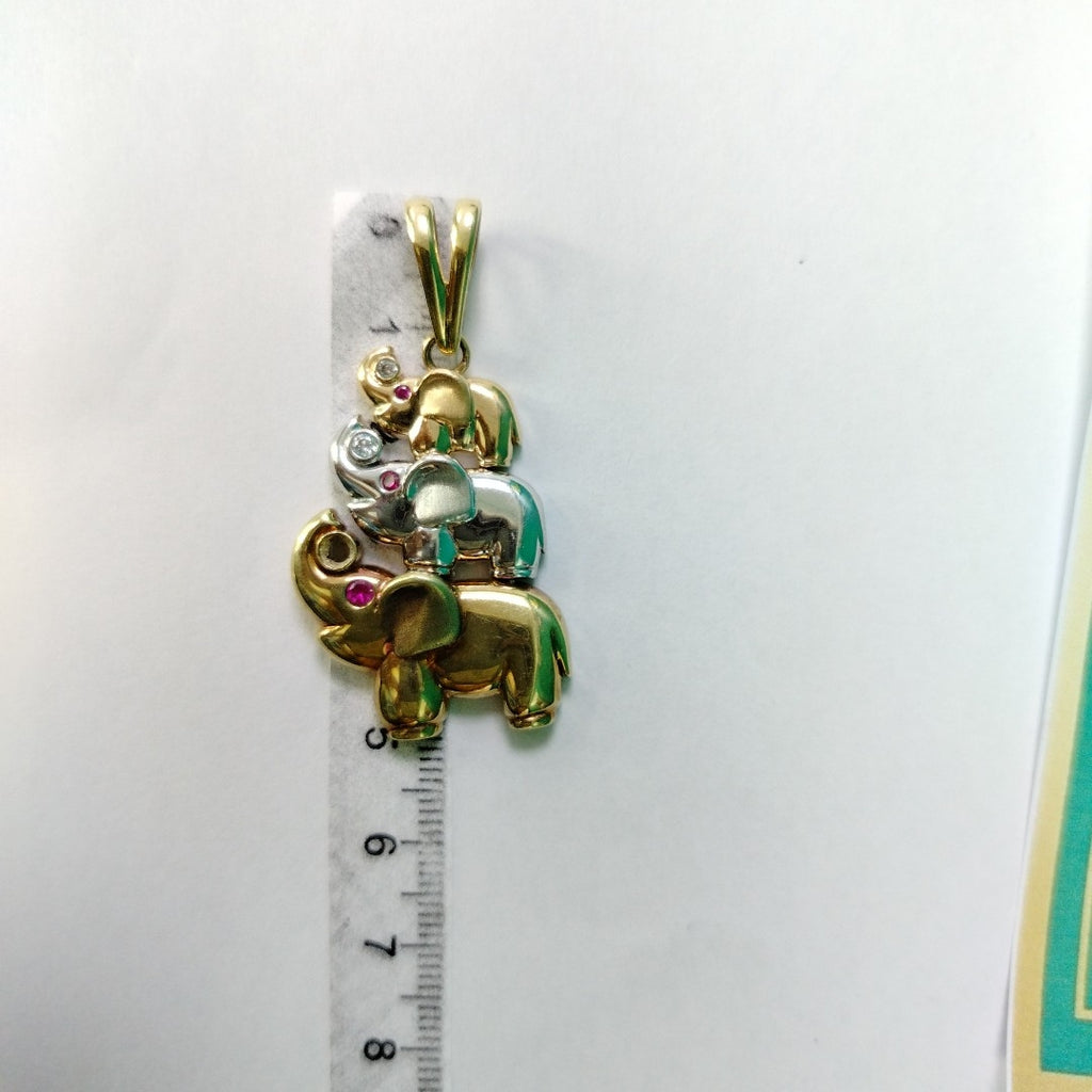 DIJE ORO COMBINADO 14 K 10.4 GRMS (SEMINUEVO)