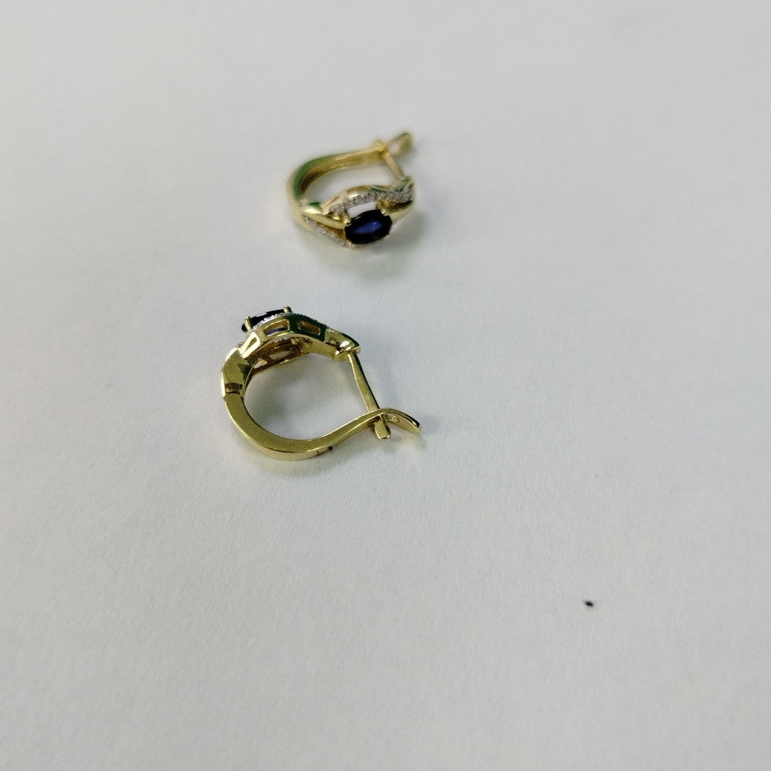 ARETES PAR ORO 14 K 3 GRMS (SEMINUEVO)