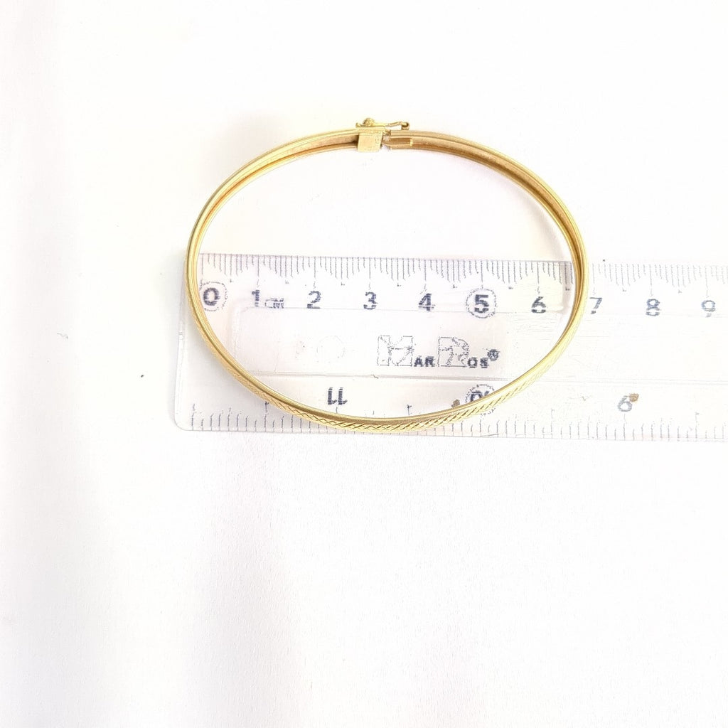 PULSERA RIGIDA ORO 14 K 6 GRMS (SEMINUEVO)