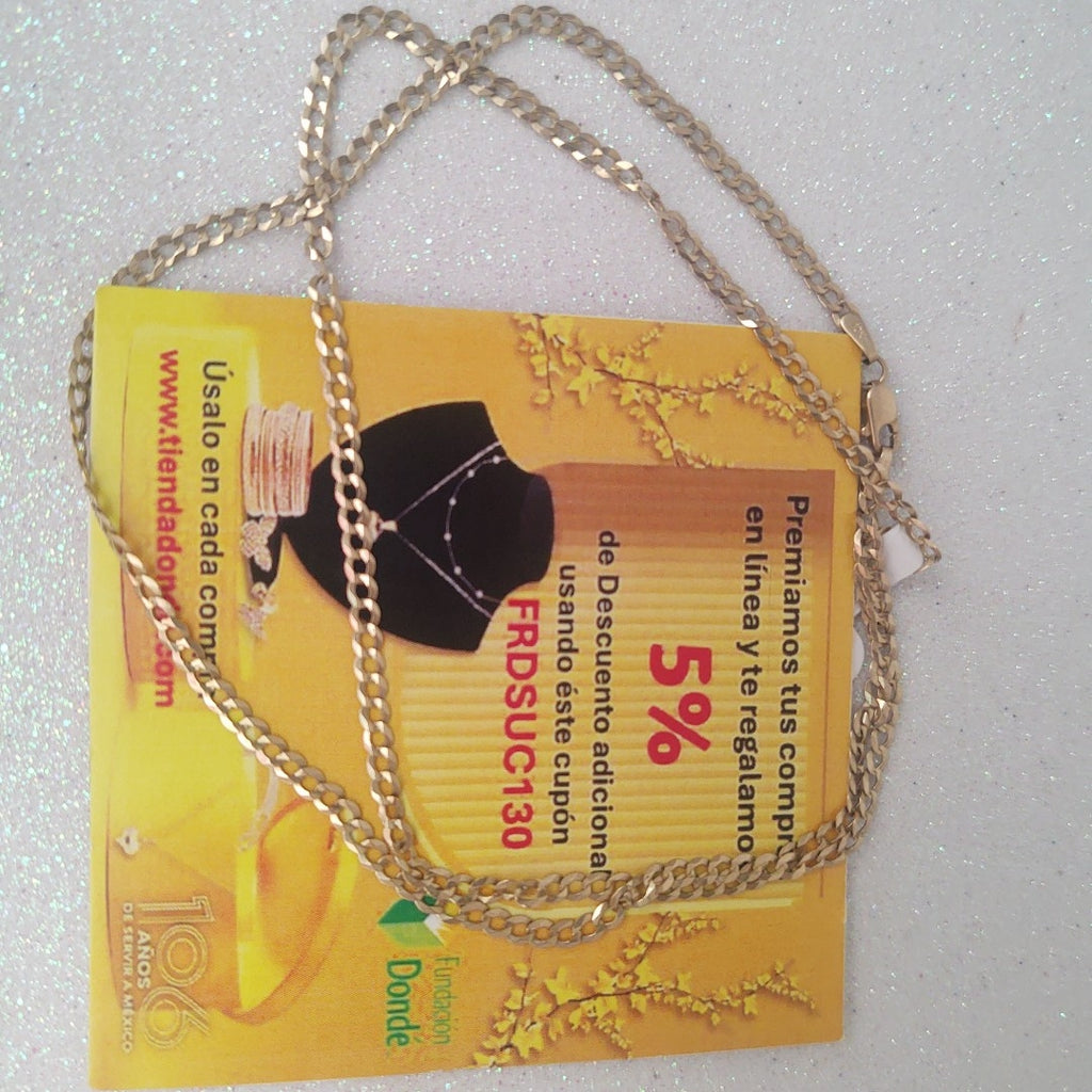 CADENA ORO 14 K 3.3 GRMS (SEMINUEVO)