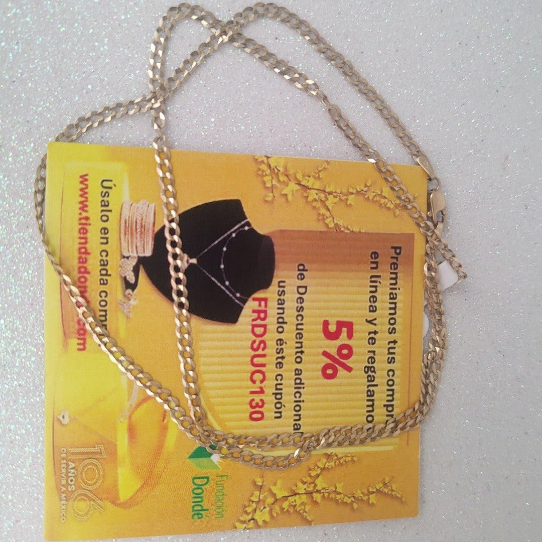 CADENA ORO 14 K 3.3 GRMS (SEMINUEVO)