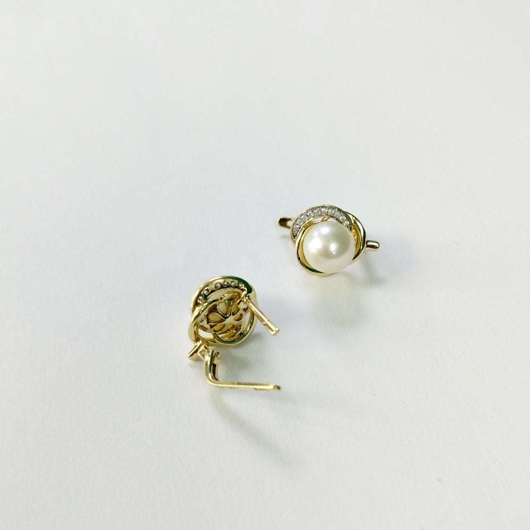 ARETES PAR ORO 14 K 4.7 GRMS (SEMINUEVO)