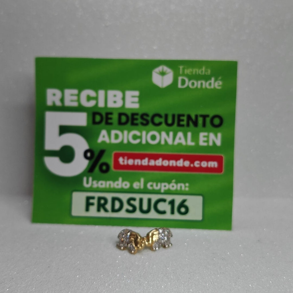 ARETES PAR ORO 10 K 2.2 GRMS (SEMINUEVO)