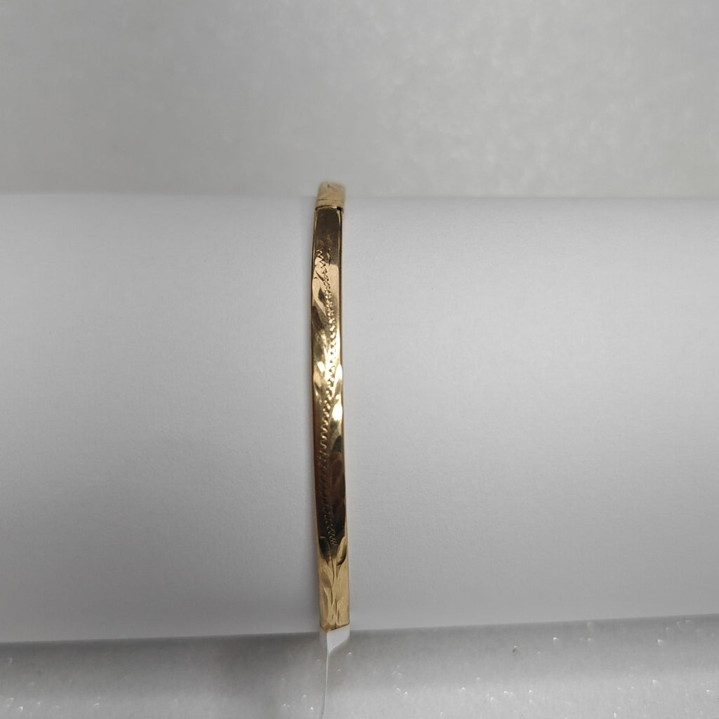 PULSERA RIGIDA ORO 10 K 4.9 GRMS (SEMINUEVO)