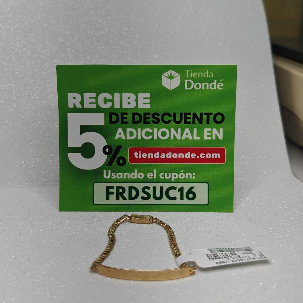ESCLAVA ORO 14 K 4,40 GRMS (SEMINUEVO)