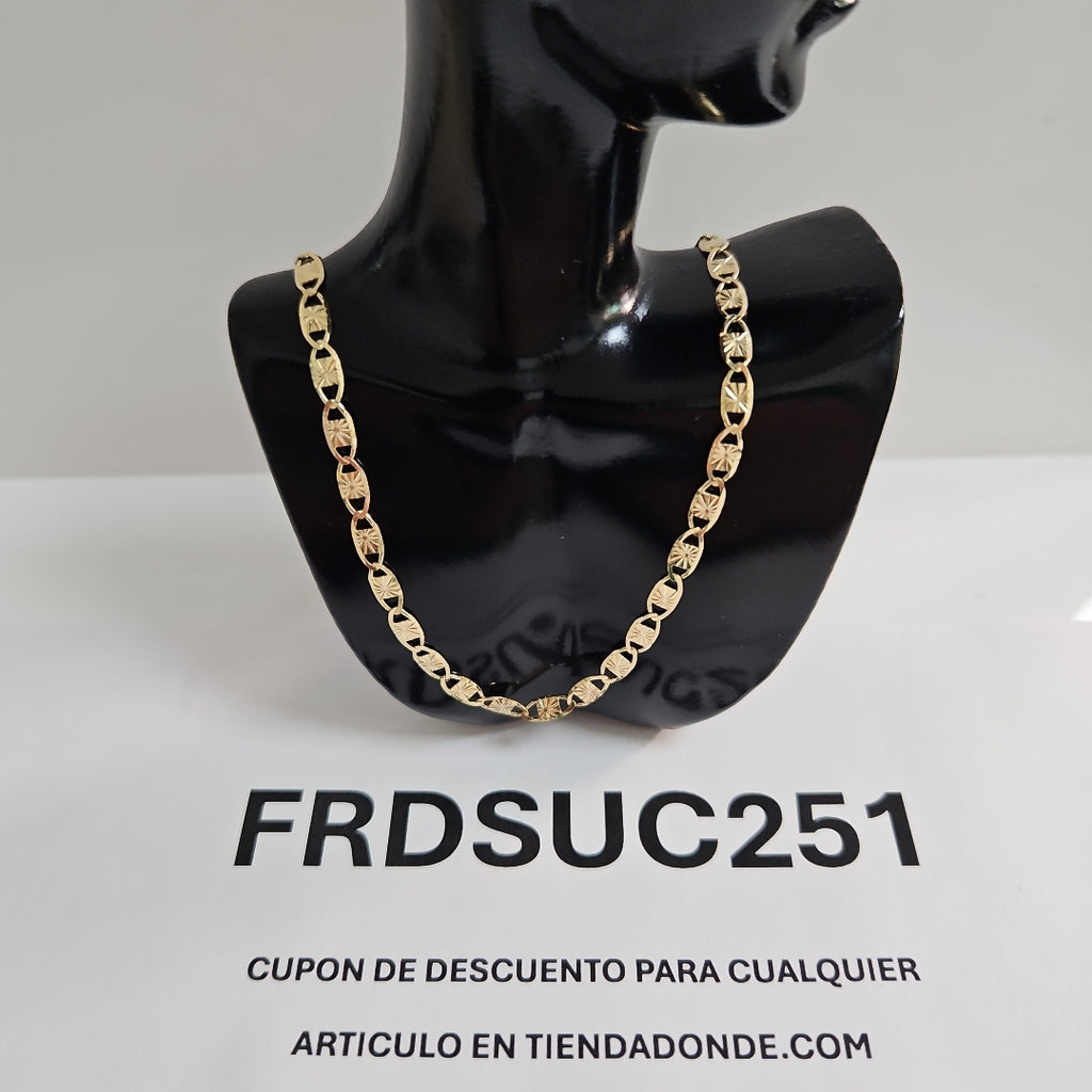 CADENAS GUCHI ORO 14K 55 CM 7.2 GR (NUEVO)