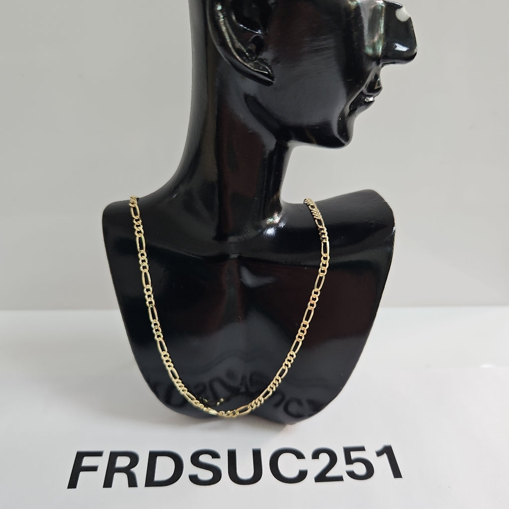 CADENAS TEJIDO 3X1 ORO 10K 50 CM 2.9 GR (NUEVO)