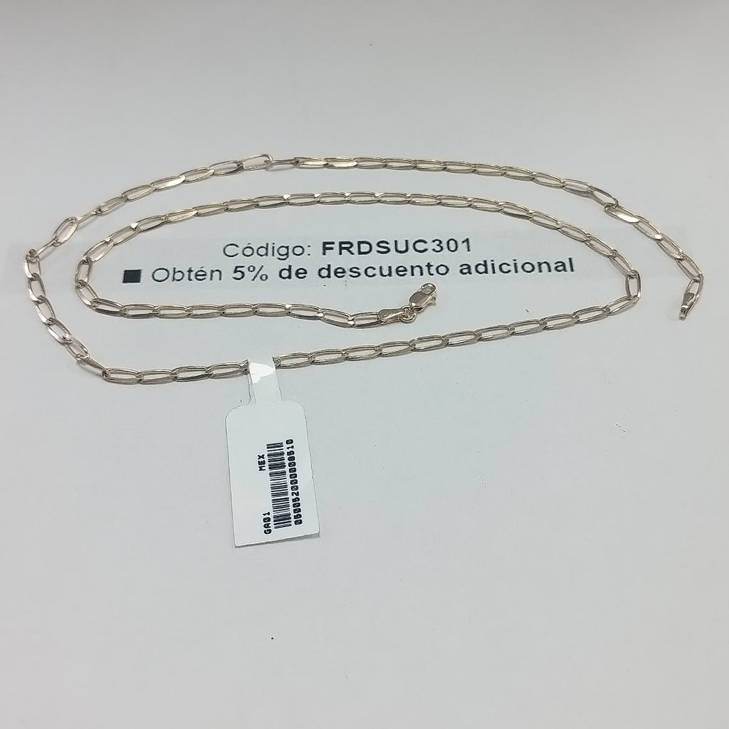 CADENA TEJIDO ESLABONES 6.8G 55 CM (NUEVO)