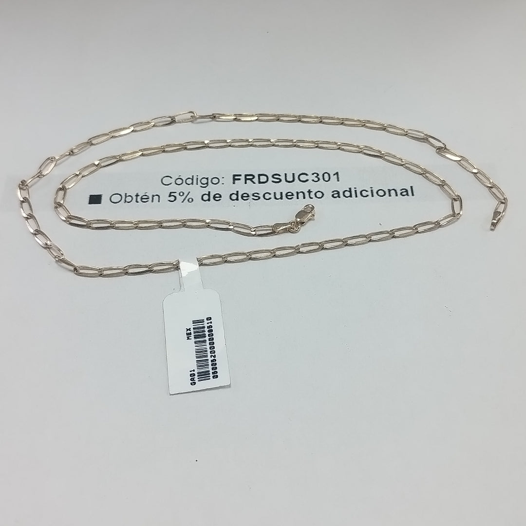 CADENA TEJIDO ESLABONES 6.8G 55 CM (NUEVO)