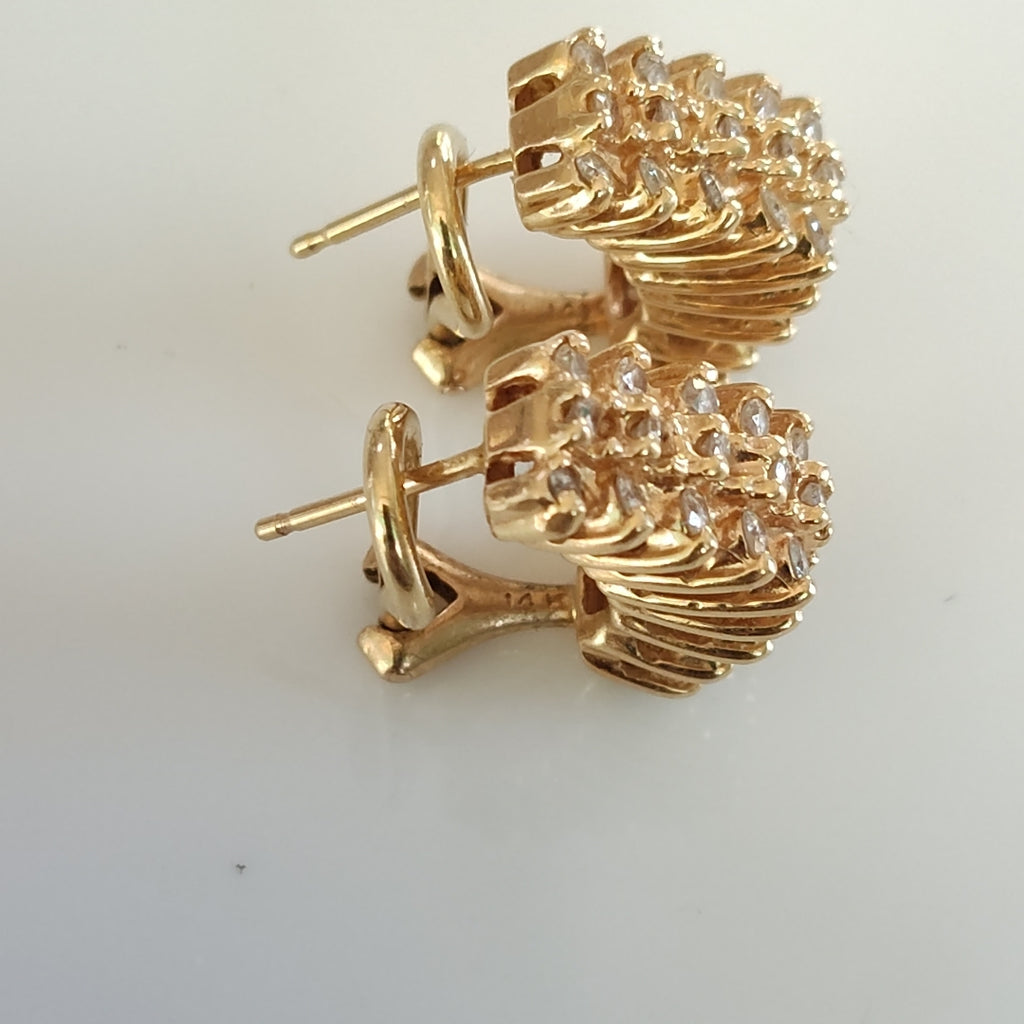 ARETES PAR ORO 14 K 5.5 GRMS (SEMINUEVO)