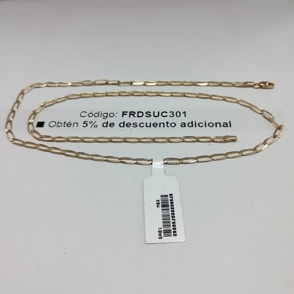 CADENA TEJIDO ESLABONES 6.8G 55 CM (NUEVO)