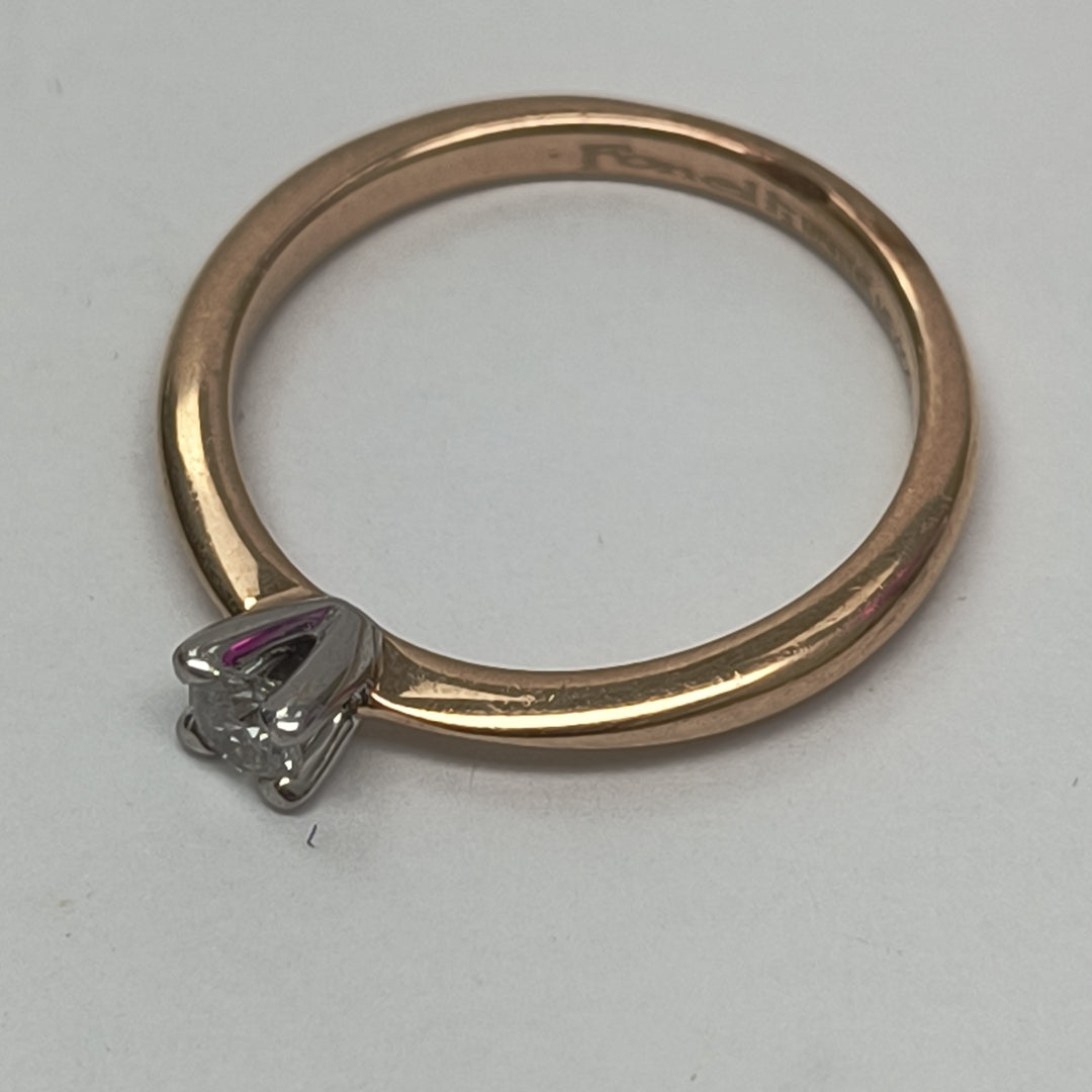 SOLITARIO ORO 14 K 2.4 GRMS (SEMINUEVO)