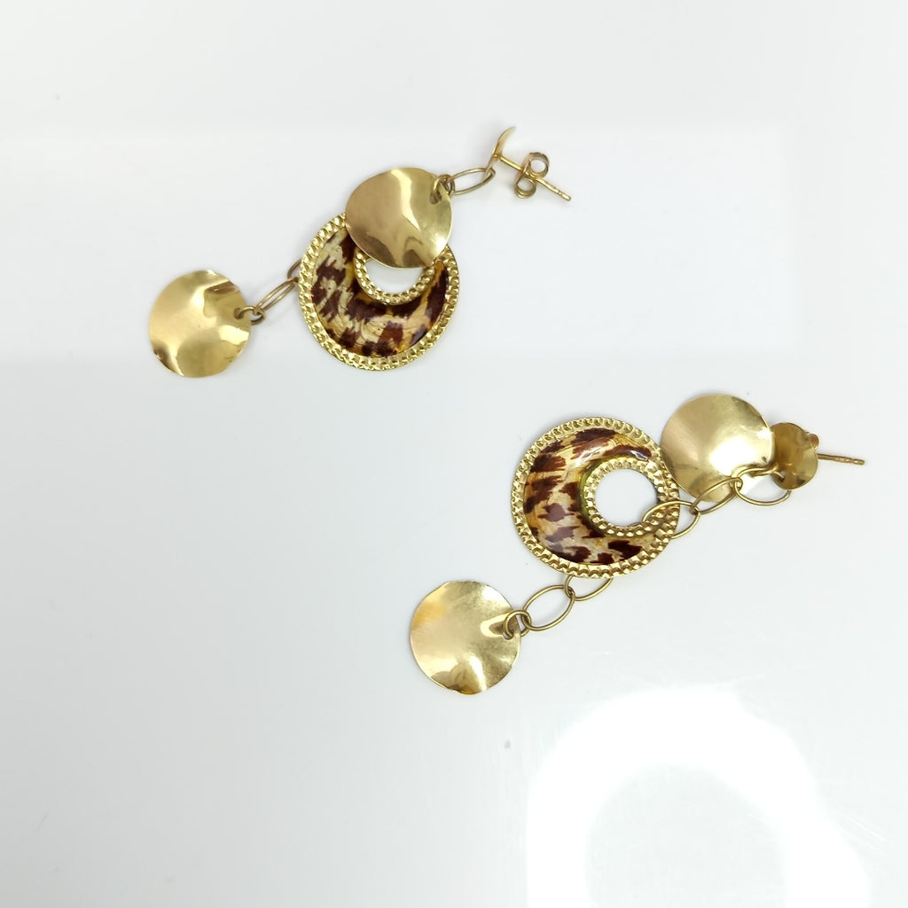 ARETES PAR ORO 14 K 6 GRMS (SEMINUEVO)