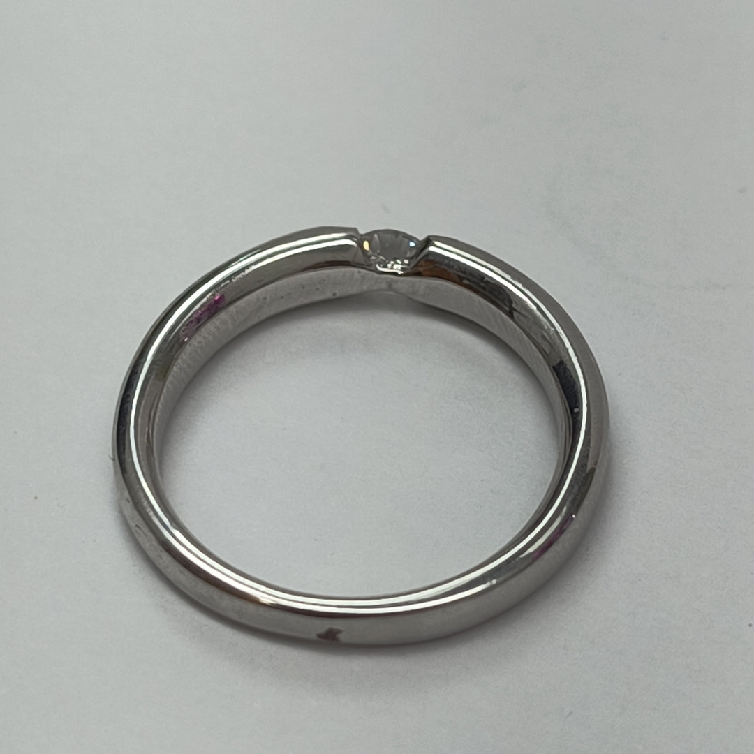 ANILLITO ORO, ORO BLANCO 14 K 3.8 GRMS (SEMINUEVO)