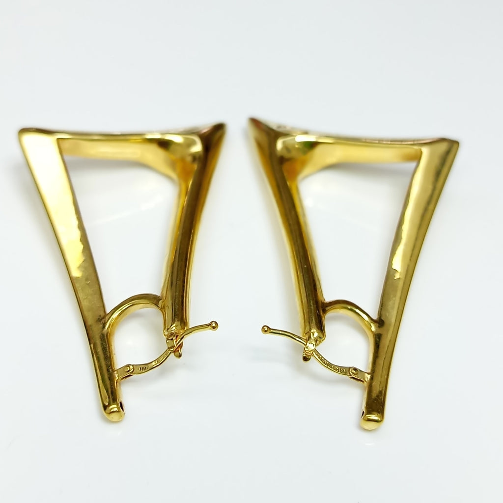 ARRACADAS PAR ORO 14 K 6.6 GRMS (SEMINUEVO)