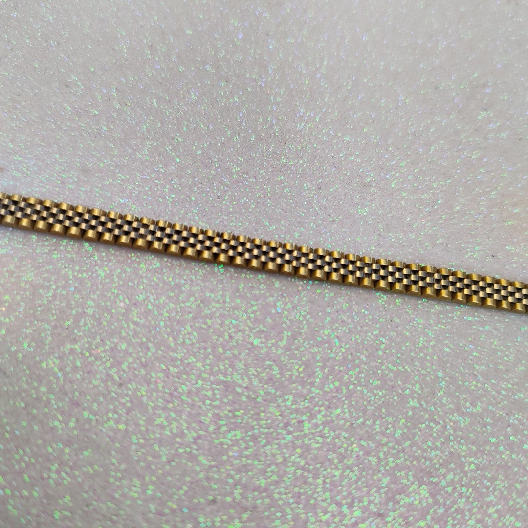 PULSERA ORO COMBINADO 14 K 17.4 GRMS (SEMINUEVO)