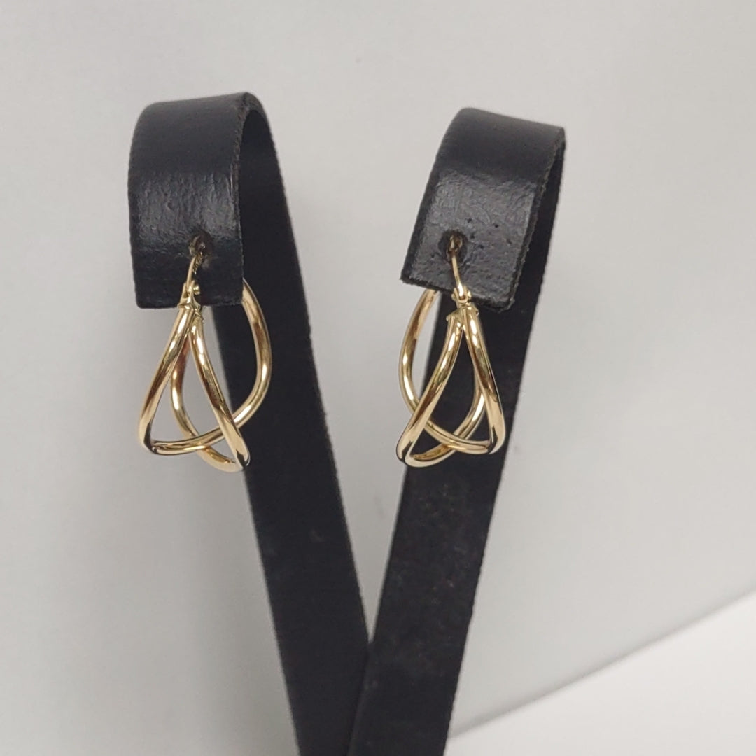 ARETES PAR ORO 14 K 2 GRMS (SEMINUEVO)
