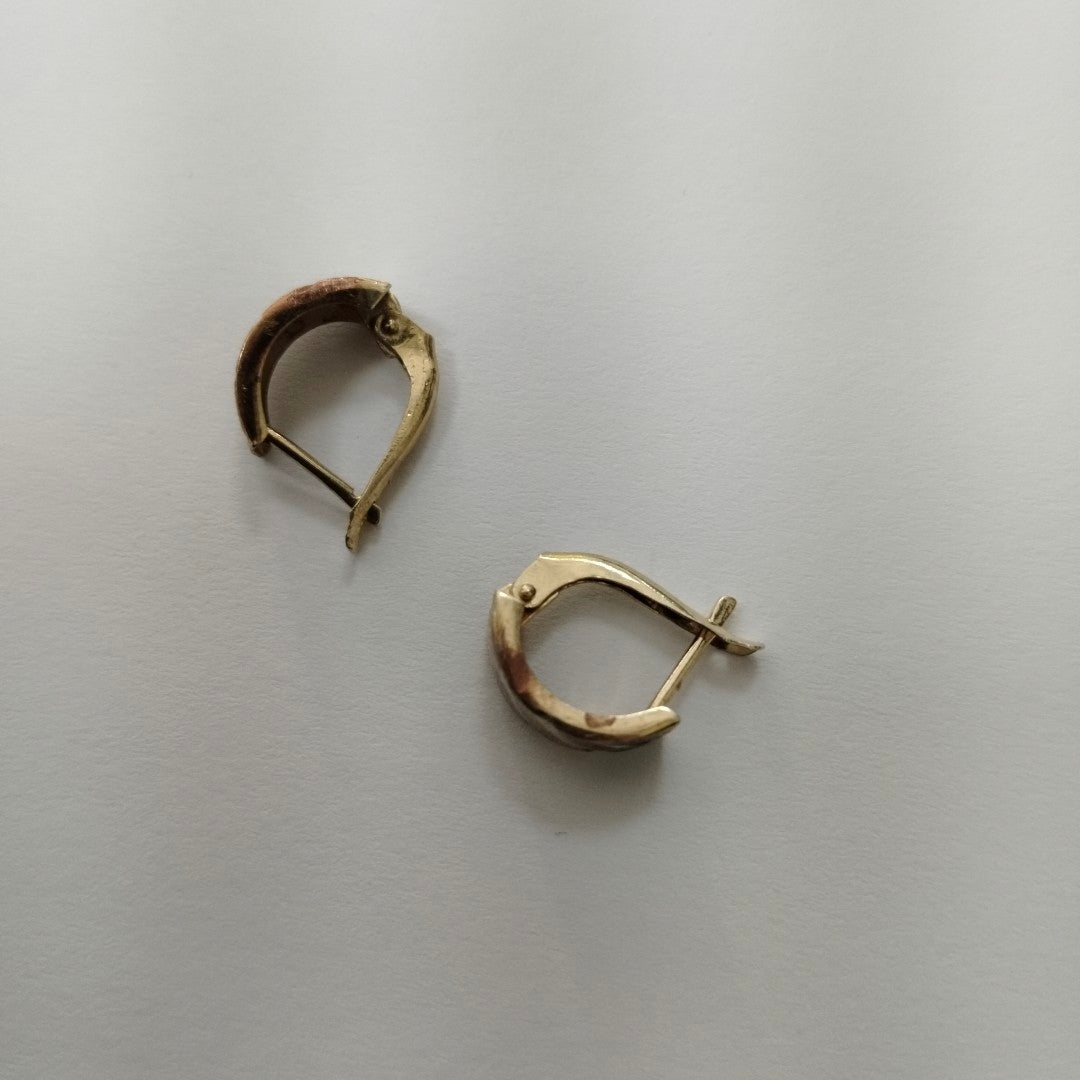 ARRACADAS PAR ORO 10 K 1.7 GRMS (SEMINUEVO)