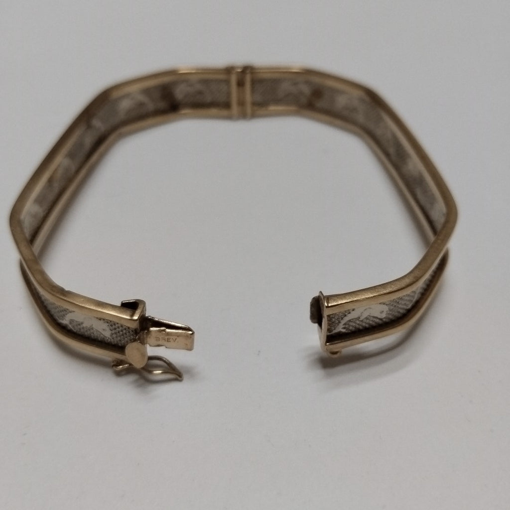 PULSERA RIGIDA ORO 14 K 10.3 GRMS (SEMINUEVO)