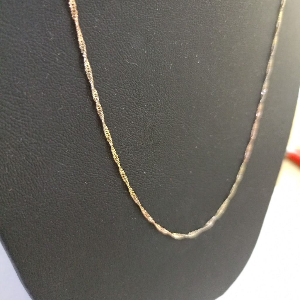 CADENA ORO COMBINADO 14 K 1,90 GRMS (SEMINUEVO)
