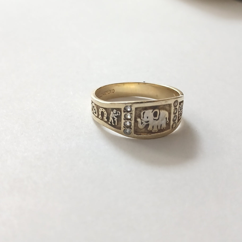 ANILLO ORO 14 K 3.1 GRMS (SEMINUEVO)