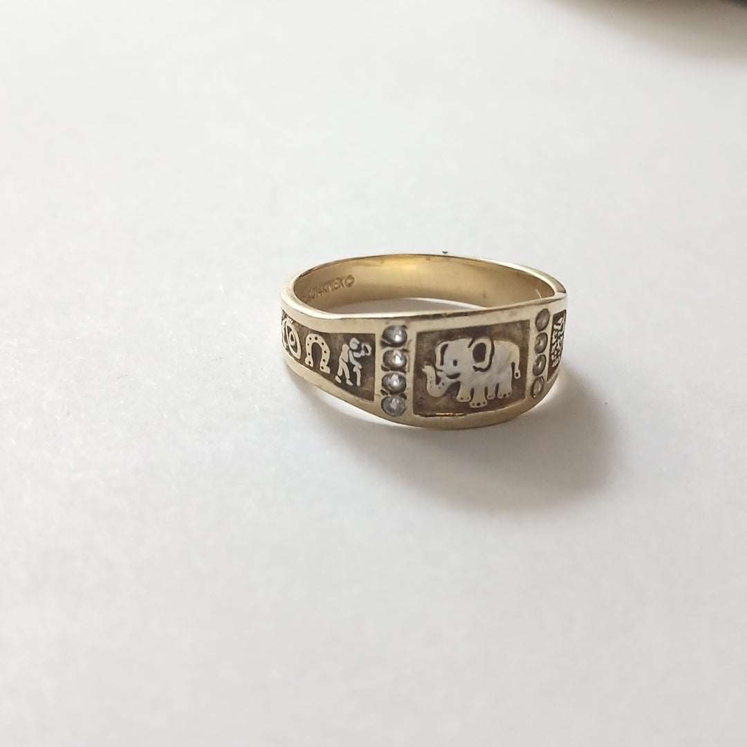 ANILLO ORO 14 K 3.1 GRMS (SEMINUEVO)