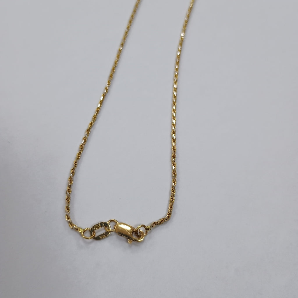 GARGANTILLA ORO,RODIADO 14 K 3,00 GRMS (SEMINUEVO)