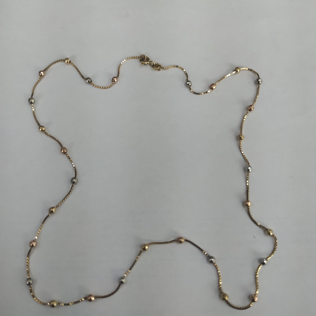 CADENA ORO 14 K 3.9 GRMS (SEMINUEVO)