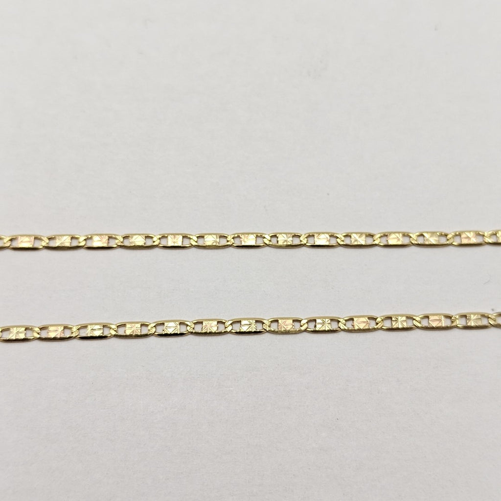 CADENA ORO, ORO COMBINADO 14 K 3.4 GRMS (SEMINUEVO)