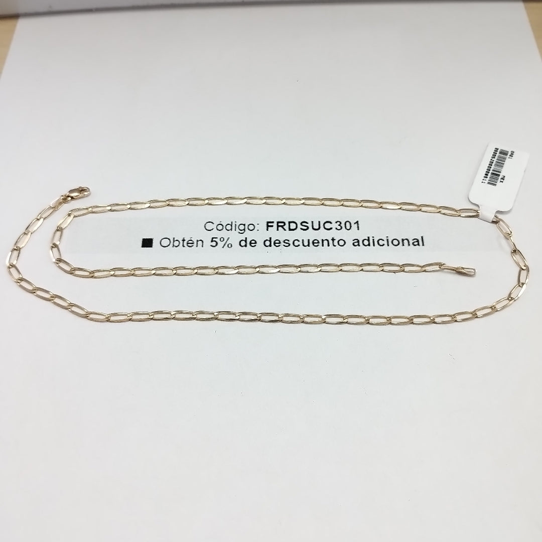 CADENA TEJIDO ESLABONES 6.8G 55 CM (NUEVO)